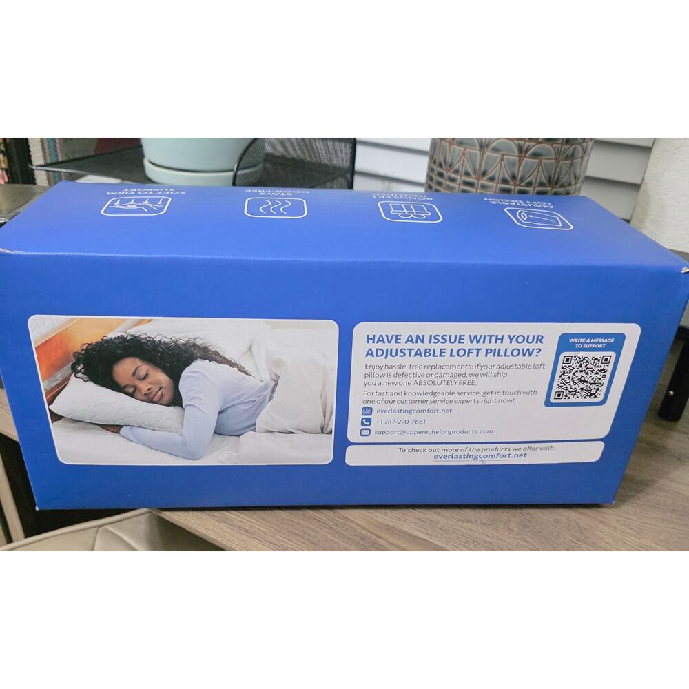 Everlasting Comfort Adjustable Loft Pillow NIB - Picture 3 of 3